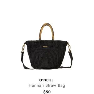 O’neill Hannah straw bag